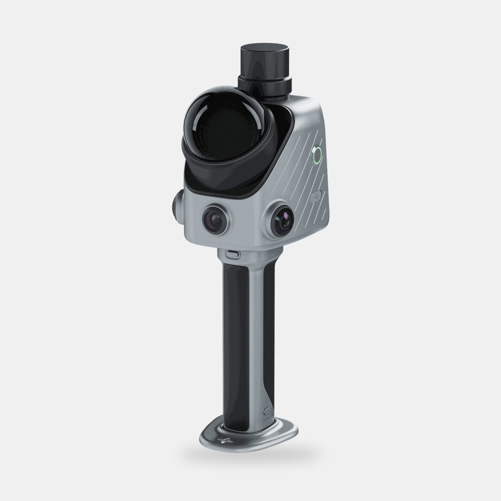 FJD Trion X1 handheld LiDAR scanner – three-quarter view