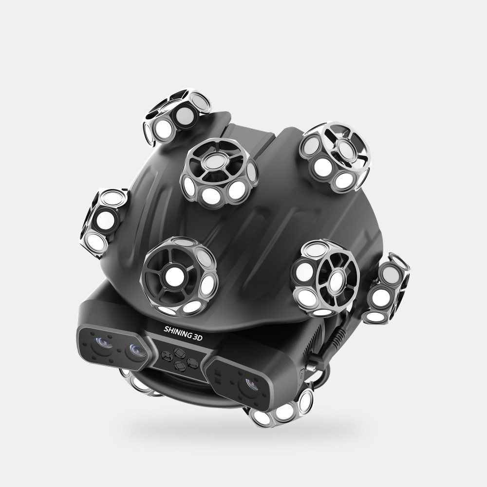 Shining 3D EinScan Trak spherical scanner with built-in tracking targets