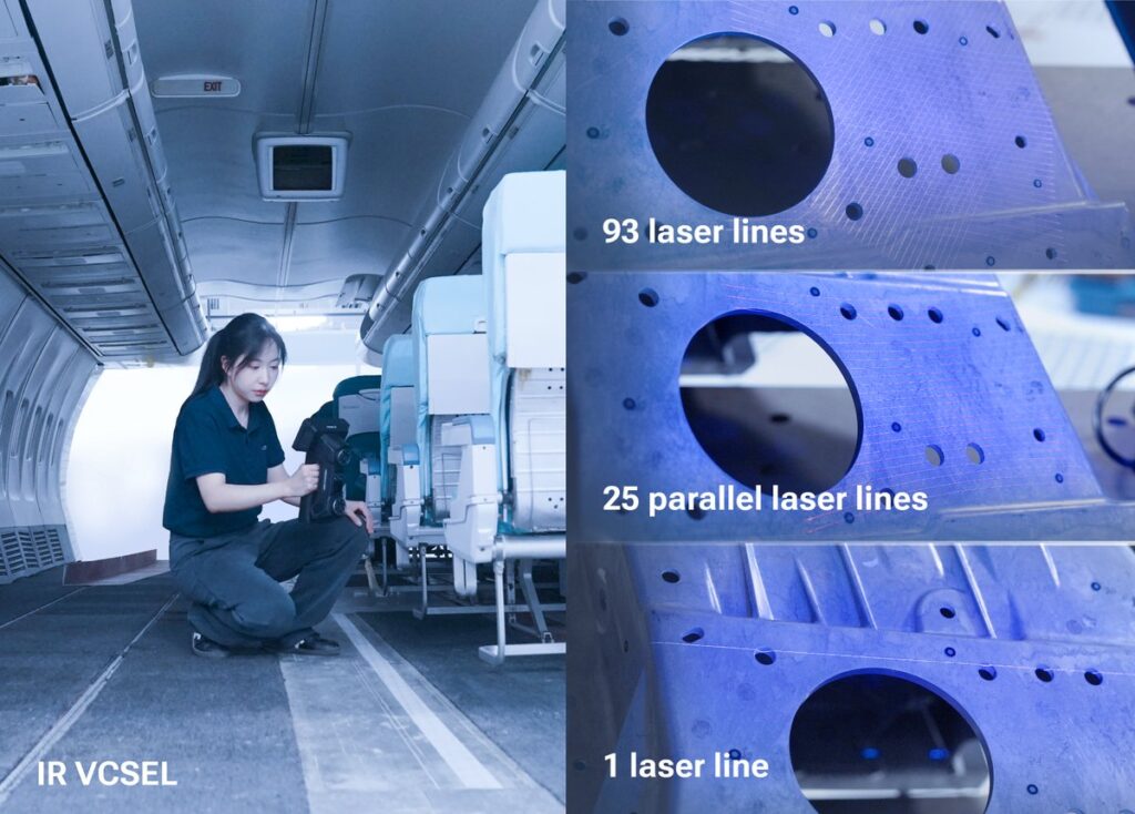 FreeScan Omni laser and infrared scanning modes