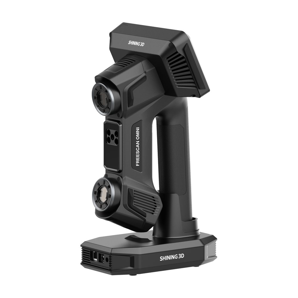 Shining 3D FreeScan Omni on its smart dock